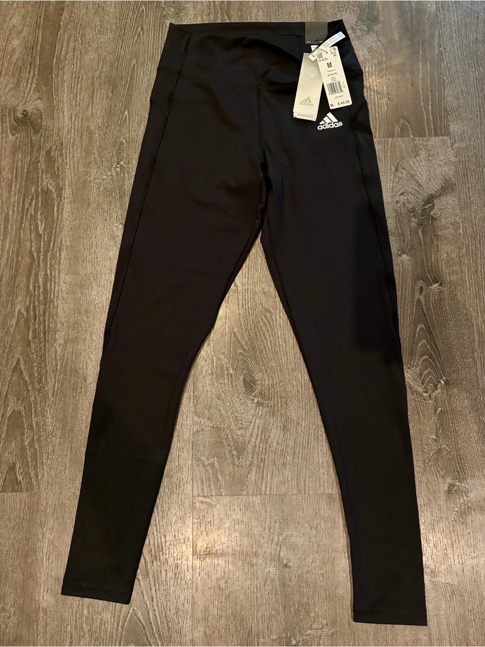 Adidas AEROREADY Women’s Medium High Rise Black Leggings NWT